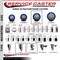 Service Caster 4'' Blue Poly Wheel Swivel 1-1/2'' Expanding Stem Caster Set 2 Brakes, 4PK SCC-EX20S414-PPUB-BLUE-2-TLB-2-112 - alternate 4